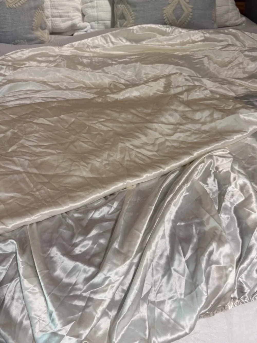 Quince Ivory Mulberry Silk Flat Sheet & Fitted Sheet Only
